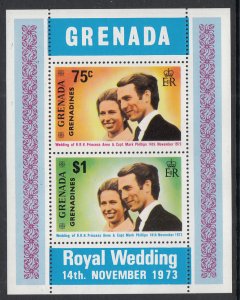 Grenada Grenadines 2a Royal Wedding Souvenir Sheet MNH VF