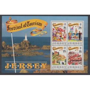 Jersey 539a Souvenir Sheet MNH VF