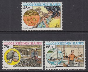 Cocos Keeling Islands 166-168 MNH VF