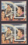 Central African Republic 851A-851B Elvis Souvenir Sheets MNH VF