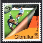 Gibraltar 835 Soccer MNH VF