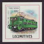 Tanzania 807 Train Souvenir Sheet MNH VF