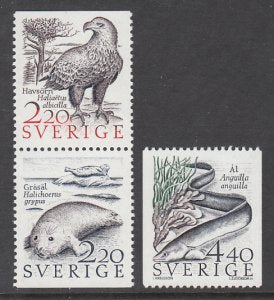 Sweden 1678-1680 Animals MNH VF