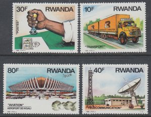 Rwanda 1243-1246 MNH VF