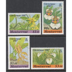 Montserrat 658-661 Christmas Flowers MNH VF