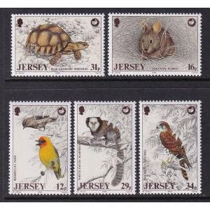 Jersey 456-460 Animals MNH VF