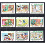 Turks and Caicos 540-548 Disney's MNH VF