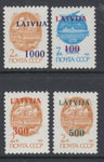 Latvia 308-311 MNH VF