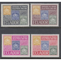 Ecuador 744-747 Stamp on Stamp MNH VF