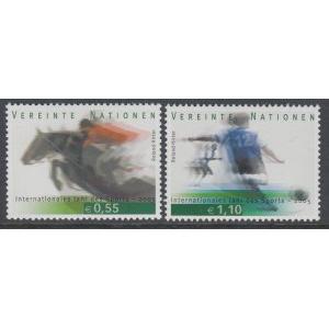 UN Vienna 366-367 MNH VF