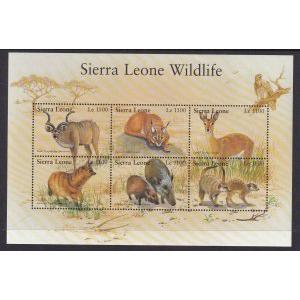Sierra Leone 2539 Animals Souvenir Sheet MNH VF
