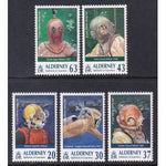 Alderney 114-118 Diving MNH VF