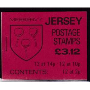 Jersey 248b,256b,260a Booklet MNH VF