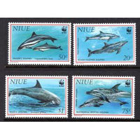 Niue 651-654 Dolphins MNH VF