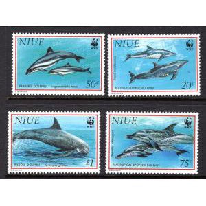 Niue 651-654 Dolphins MNH VF