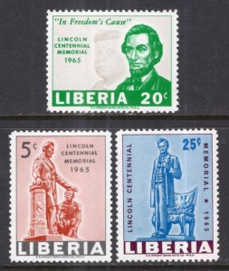 Liberia 423-425 MNH VF