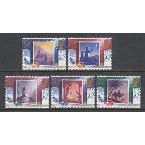 Great Britain 1234-1238 Christmas MNH VF