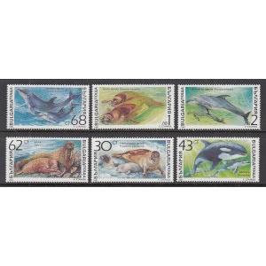 Bulgaria 3665-3670 Marine Life MNH VF