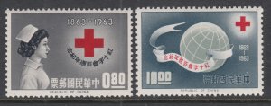 Taiwan 1375-1376 Red Cross MNH VF