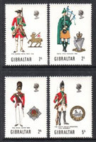 Gibraltar 234-237 Uniforms MNH VF