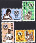 Ghana 436-439 UNICEF MNH VF