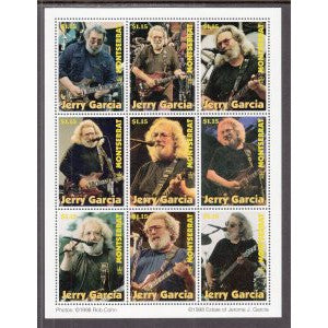 Montserrat 955 Jerry Garcia Souvenir Sheet MNH VF