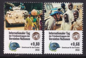 UN Vienna 586-587 MNH VF