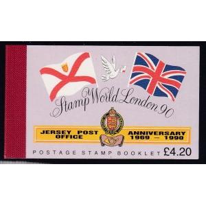 Jersey 480a,487a,491a Booklet MNH VF