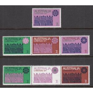 Australia 508a-508g Christmas MNH VF