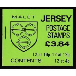 Jersey 250a,258a,381a Booklet MNH VF