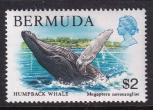 Bermuda 377 Whale MNH VF