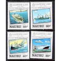 Nauru 280-283 Lloyd's List MNH VF