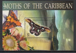 St Vincent Grenadines Bequia 365 Moths Souvenir Sheet MNH VF