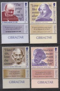 Gibraltar 770-773 MNH VF