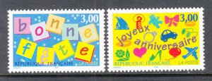 France 2555-2556 MNH VF