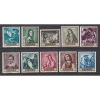 Spain 1095-1104 Paintings MNH VF