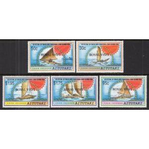 Aitutaki 469-473 Royal Visit MNH VF