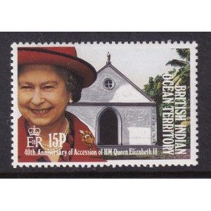 British Indian Ocean Territory 119 Queen Elizabeth II MNH VF