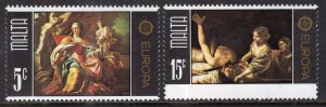 Malta 495-496 MNH VF