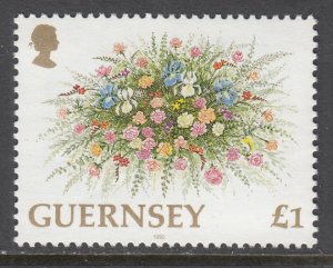 Guernsey 495 Flowers MNH VF