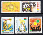 Ghana 852-856 Christmas MNH VF