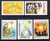 Ghana 852-856 Christmas MNH VF