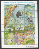 Dominica 1232 Marine Life Souvenir Sheet MNH VF