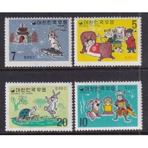 South Korea 668-671 Fairy Tales MNH VF