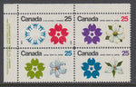 Canada 511a Inscription Plate Block MNH VF