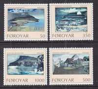 Faroe Islands 212-215 Paintings MNH VF