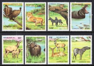 Congo Peoples Republic 1008-1015 Animals MNH VF