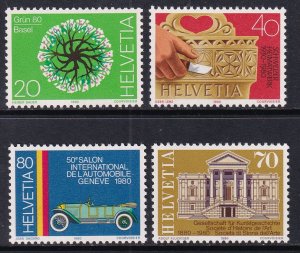 Switzerland 681-684 MNH VF