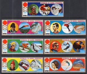 Equatorial Guinea 7212-7218 Winter Olympics MNH VF