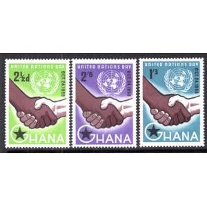 Ghana 36-38 MNH VF